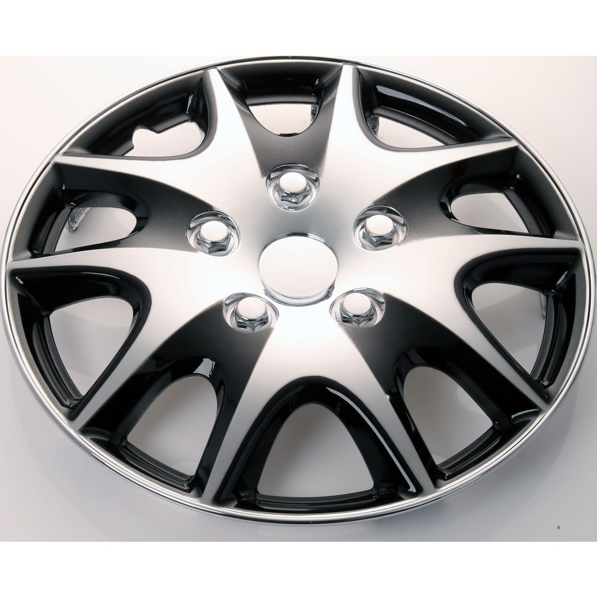 Kuan Tong Wheel Cover Set Black Chrome 14In KT100914CSPGK
