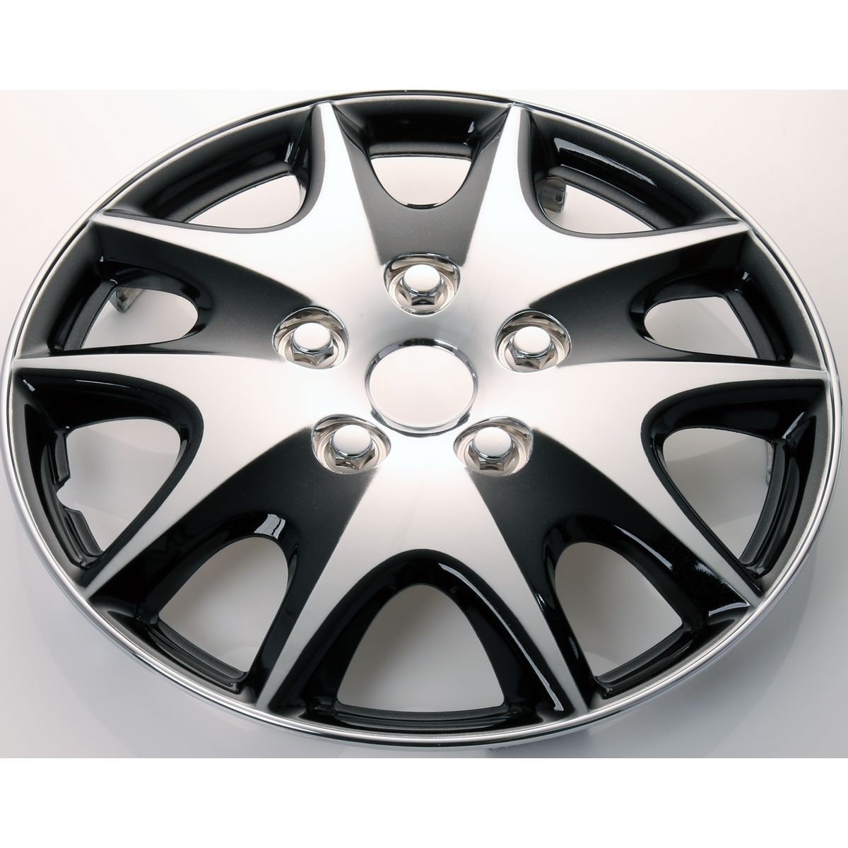 Kuan Tong Wheel Cover Set Black Chrome 15in KT100915CSPGK