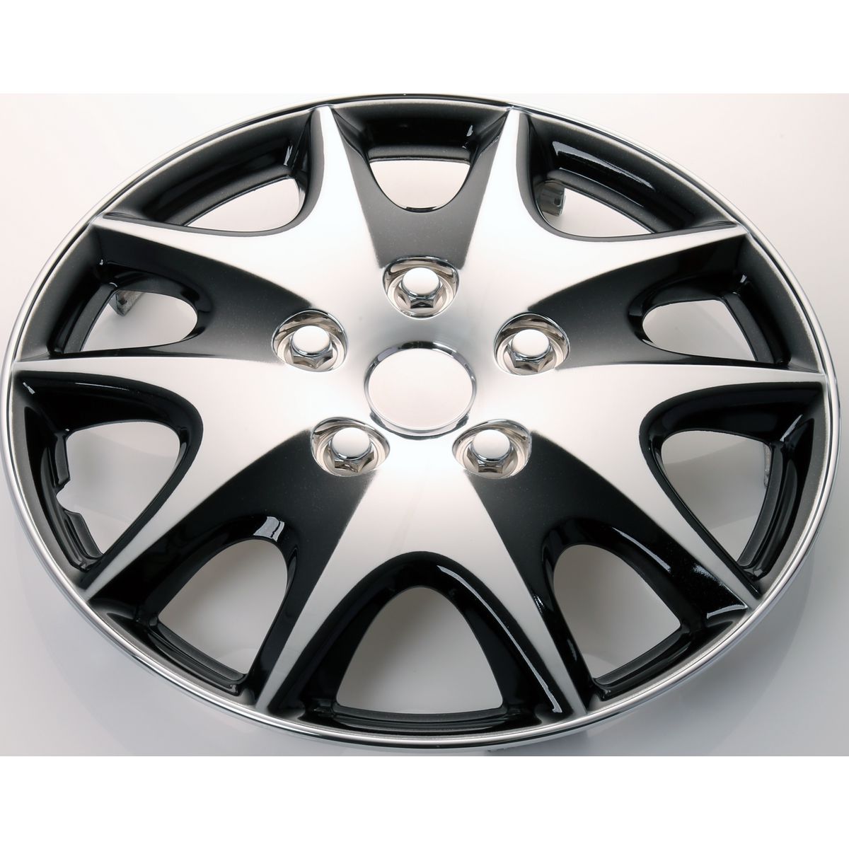 Kuan Tong Wheel Cover Set Black Chrome 15in KT100915CSPGK