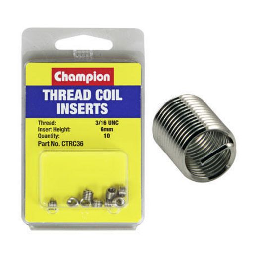 Champion Fasteners Thread Insert Refills 3/16 UNC x 6mm CTRC36