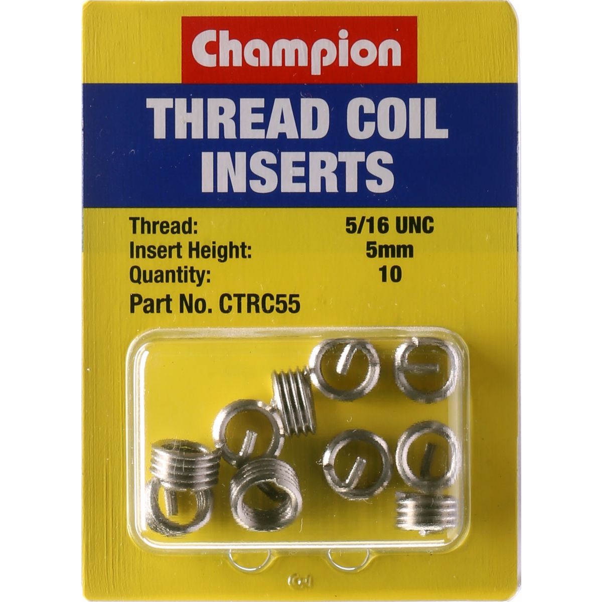 Champion Fasteners Thread Insert Refills 5/16 Unc X 5mm CTRC55