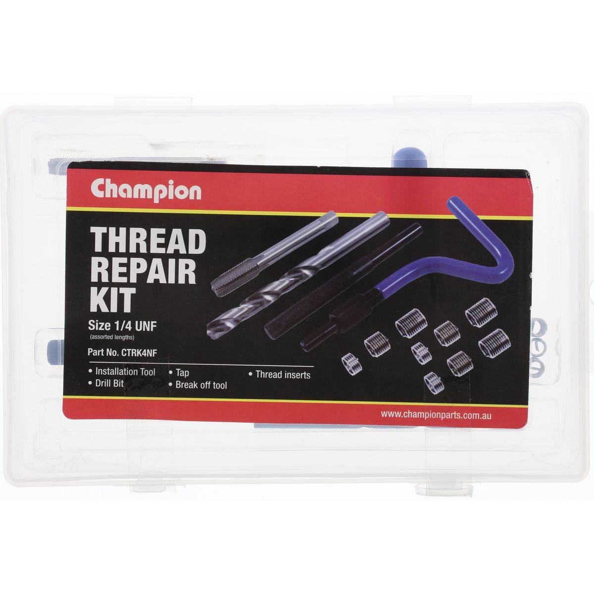 Champion Fasteners Thread Repair Kit 1/4In Unf CTRK4NF