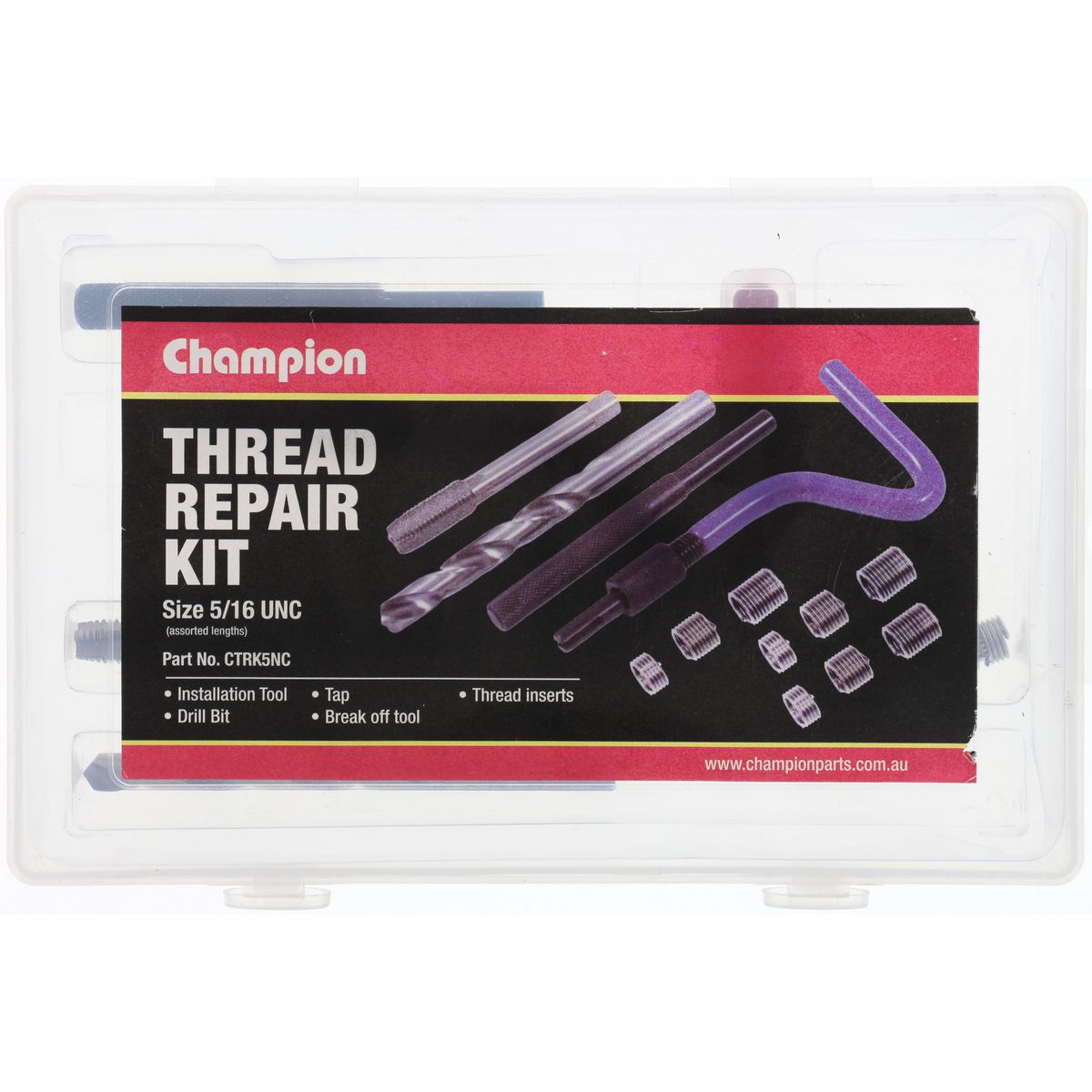 Champion Fasteners Thread Repair Kit 5/16In Unc CTRK5NC