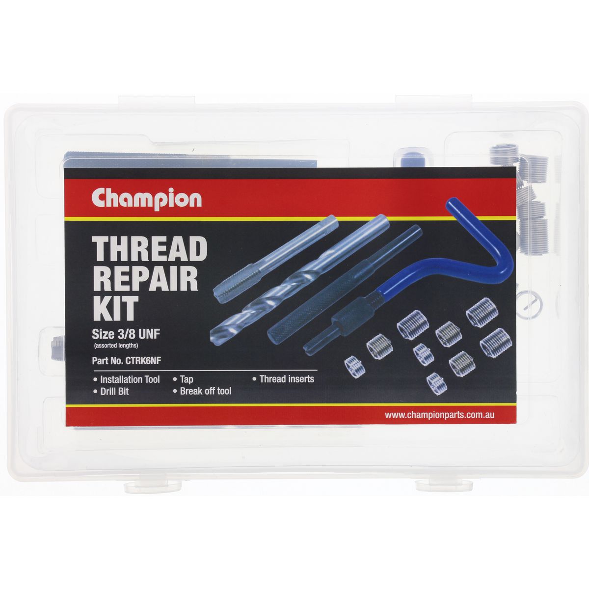 Champion Fasteners Thread Repair Kit 3/8In Unf CTRK6NF