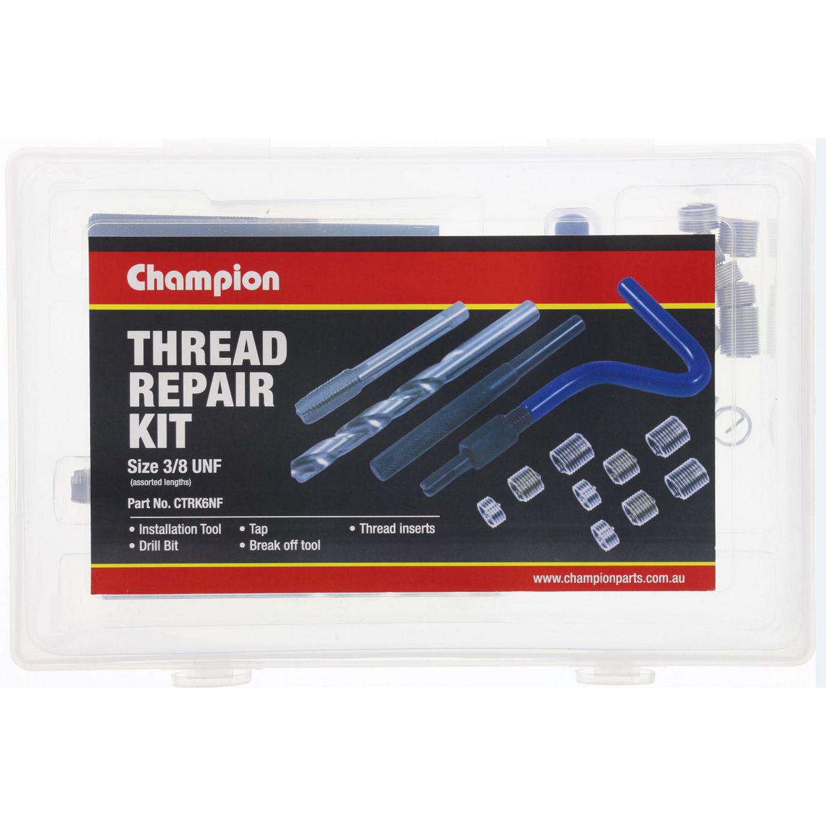 Champion Fasteners Thread Repair Kit 3/8In Unf CTRK6NF