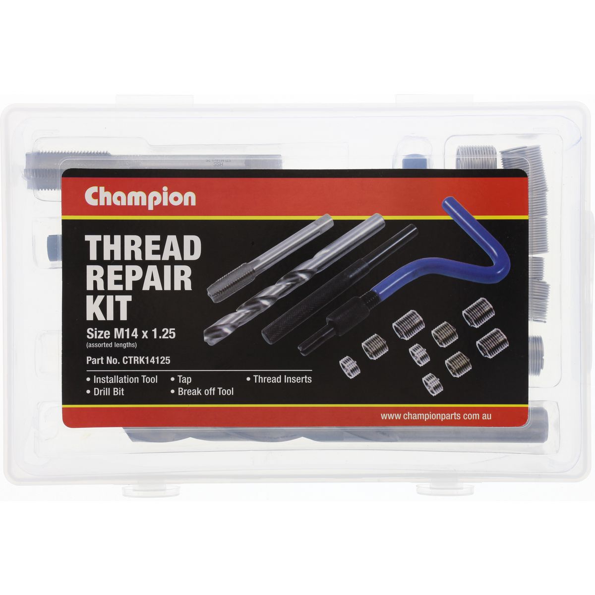 Champion Fasteners Thread Repair Kit M14 X 1.25mm CTRK14125