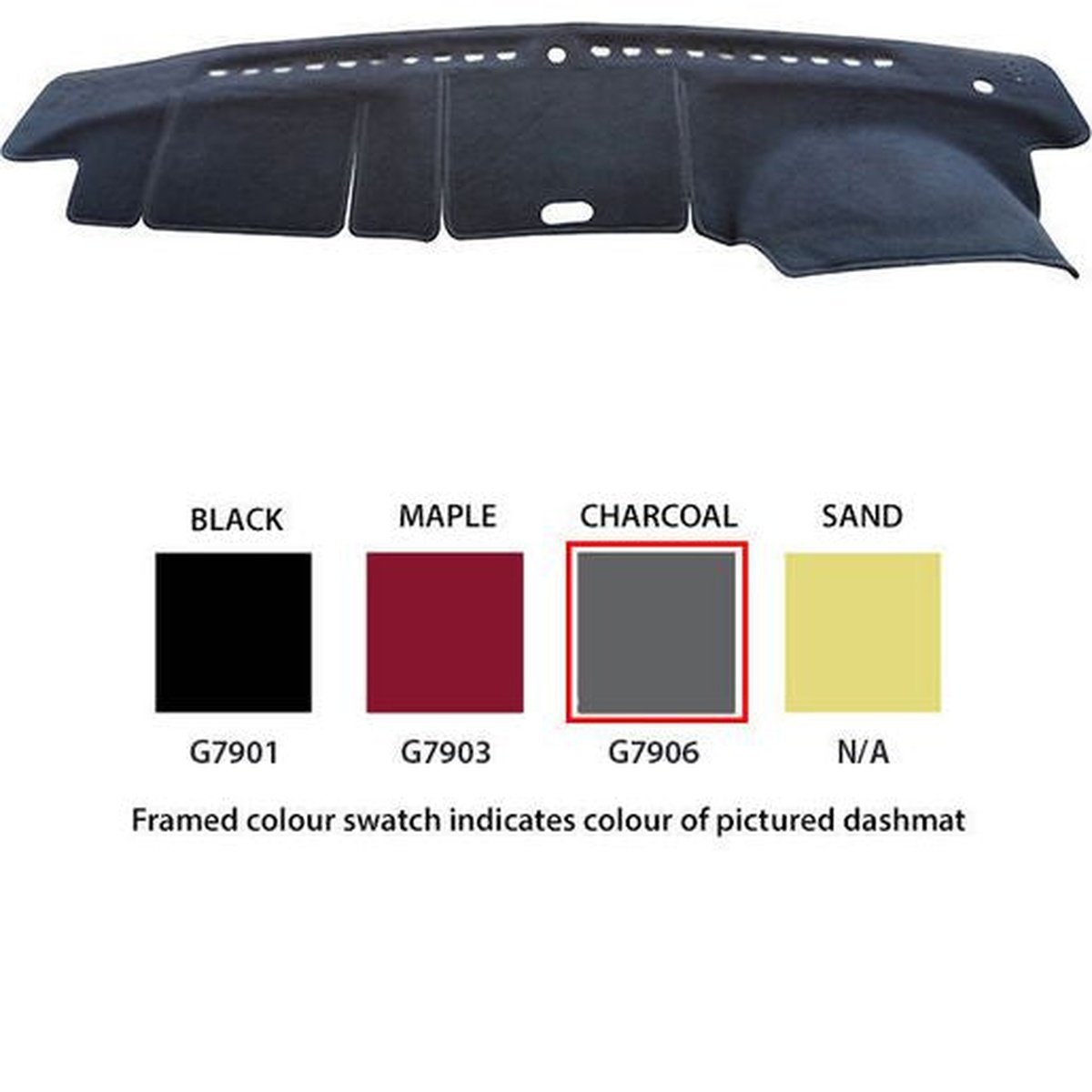 Sunland Dashmat fits HOLDEN COLORADO (RG 6/12 On) - Charcoal