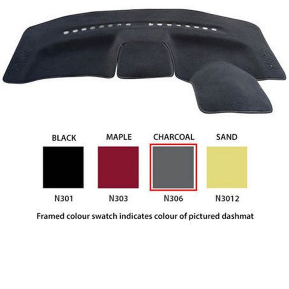 Sunland Dashmat fits CHERY J1 (S2X - 3/11 On) - Charcoal