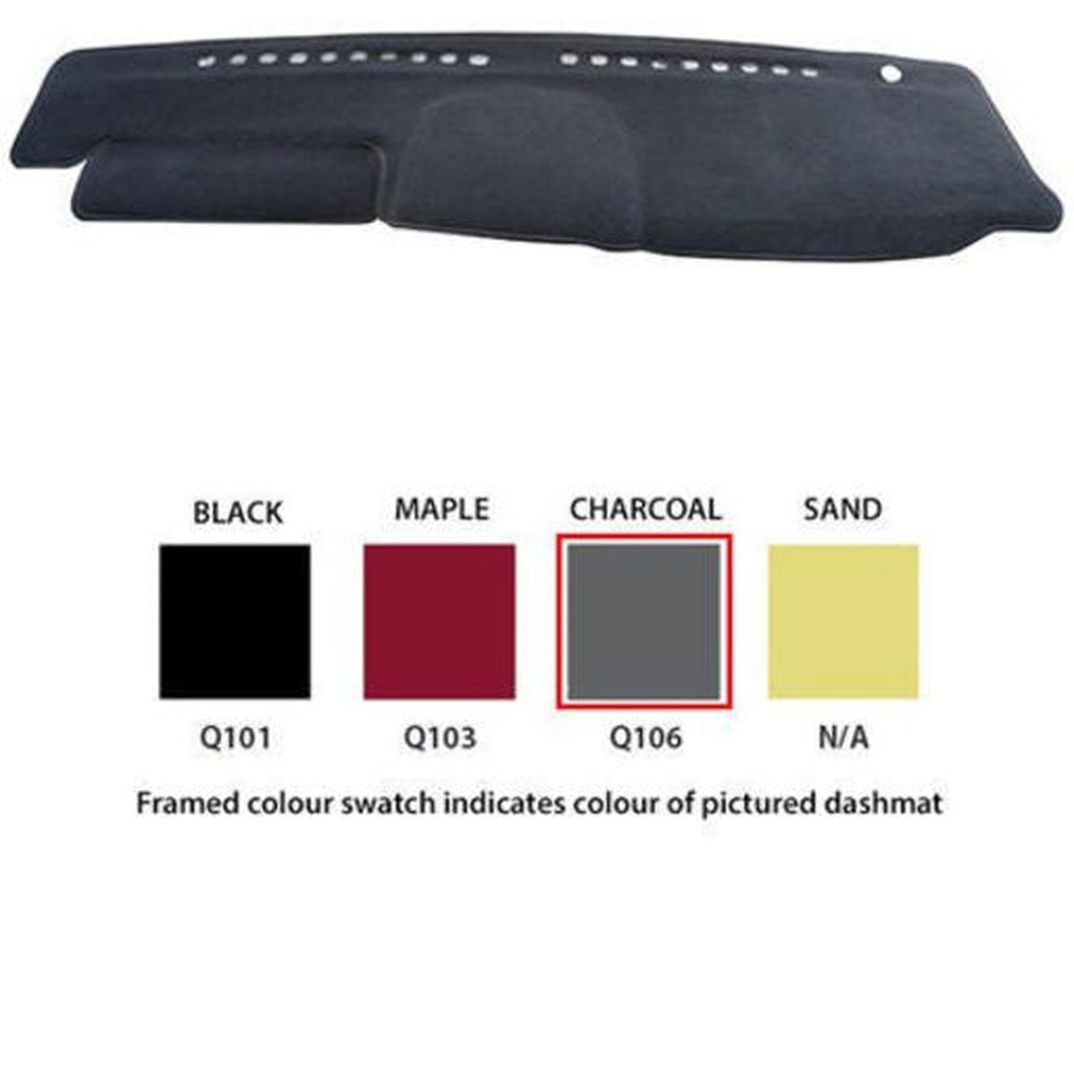 Sunland Dashmat fits GREATWALL X240 (10/09 to 3/11) - Charcoal