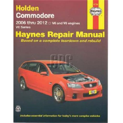 Haynes Service & Repair Manual - Holden Commodore 2006-2017 41744