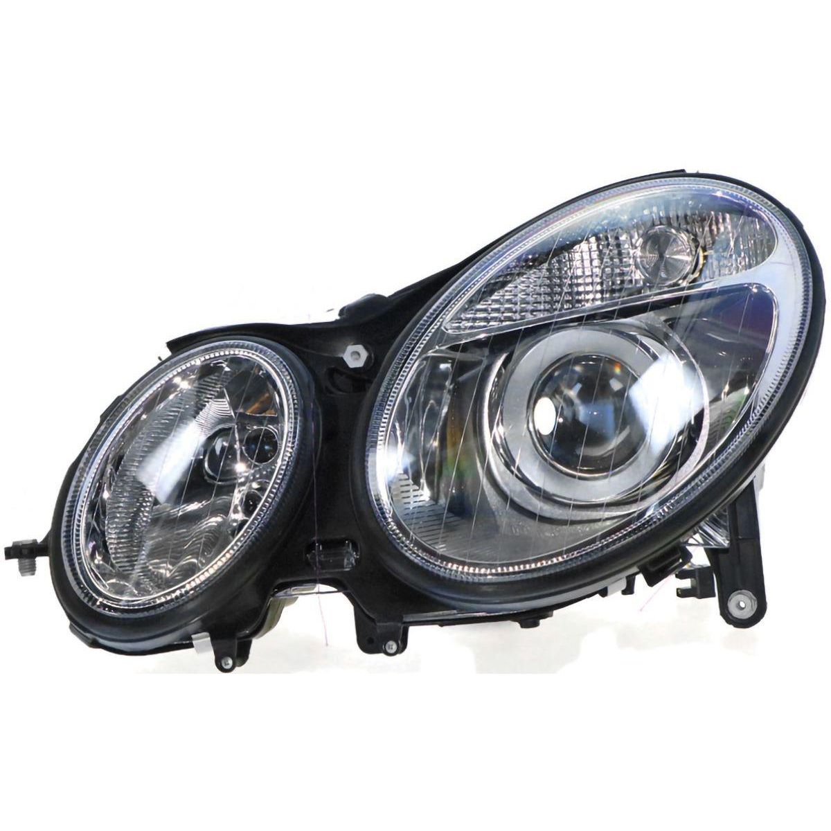 APG All Crash Head Lamp Passenger Side Certified Suits Mercedes-Benz E Class W211 2002 to 2009 BAM-21030LHQ