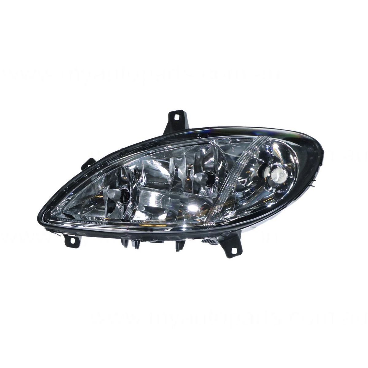 APG All Crash Halogen Manual Adjust Head Lamp Passenger Side Certified Suits Mercedes-Benz Vito 639 2004 to 2015 BVB-21030LHQ