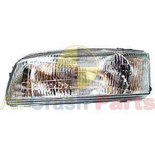 APG All Crash Head Lamp Passenger Side Aftermarket Suits Mitsubishi Lancer CE Sedan/Wagon 1996 to 1998 CCE-21030LH