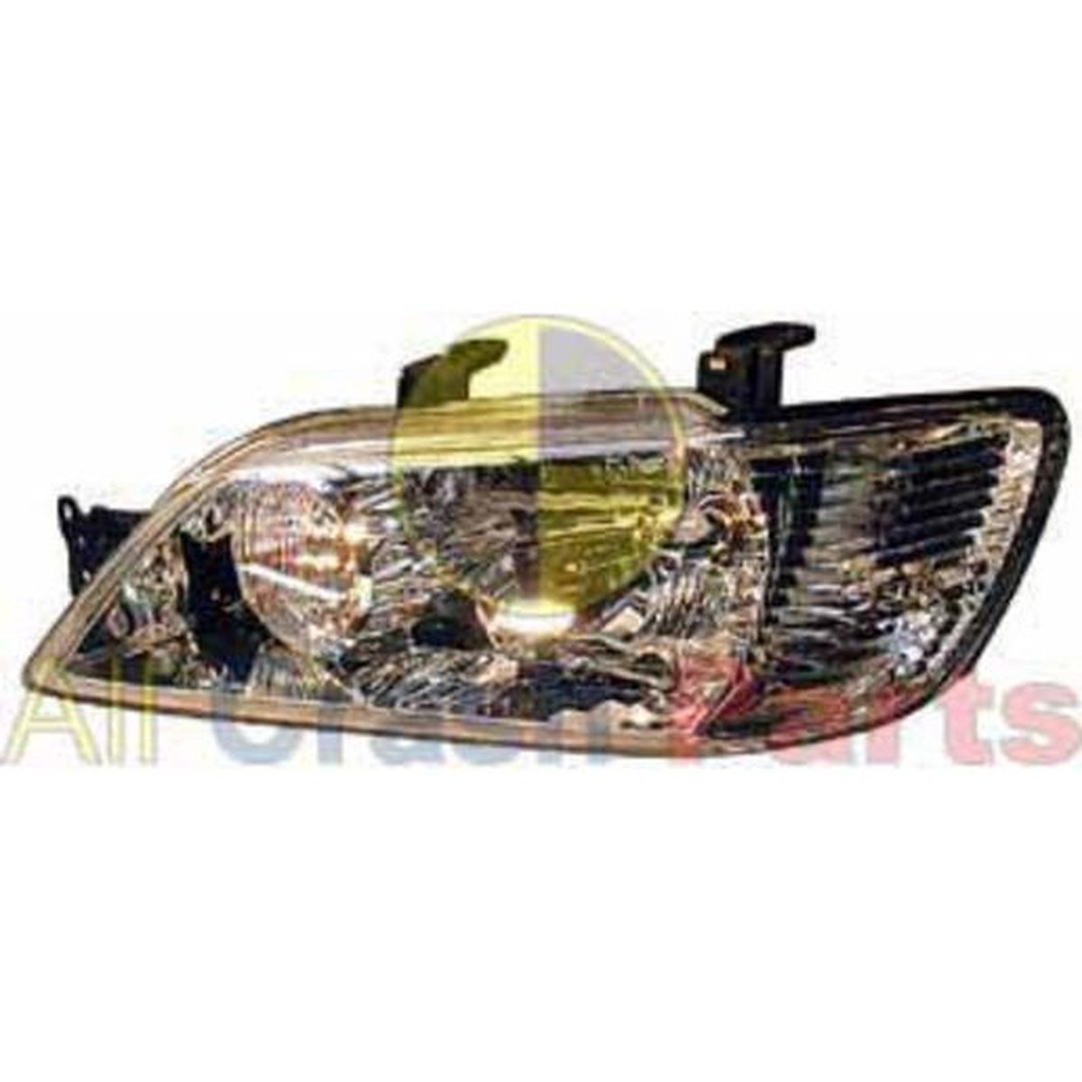 APG All Crash Head Lamp Passenger Side Aftermarket Suits Mitsubishi Lancer CG 2002 to 2003 CCK-21030LH