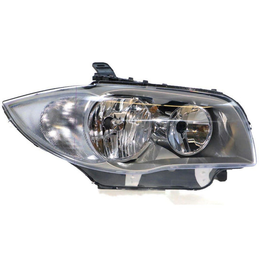 APG All Crash Halogen Silver Head Lamp Drivers Side Certified Suits BMW 1 Series E87 2004 to 2007 EGA-21030RHQ