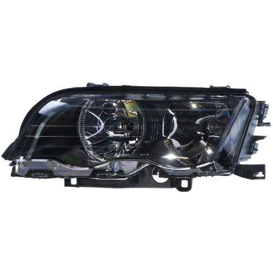 APG All Crash Halogen Head Lamp Passenger Side Certified Suits BMW 3 Series E46 Sedan 1998 to 2001 ETD-21030LHQ