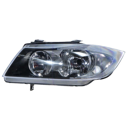 APG All Crash Halogen Manual Adjust Head Lamp Passenger Side Certified Suits BMW 3 Series E90 2005 to 2008 ETE-21030LHQ