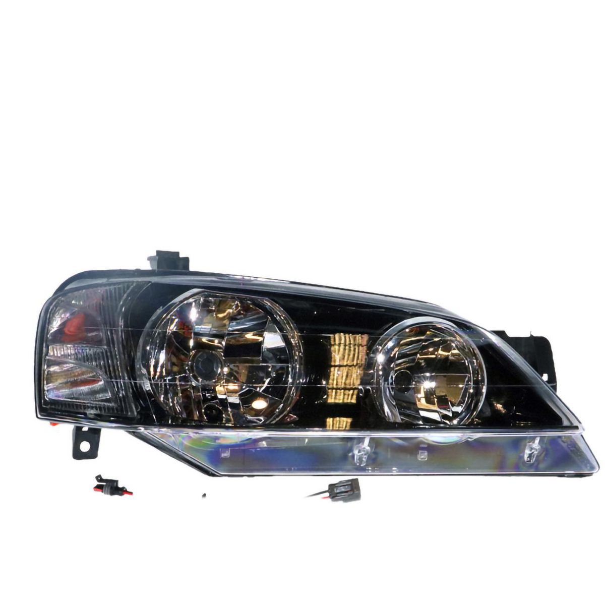 APG All Crash Black Halogen Head Lamp Drivers Side Certified Suits Ford Falcon XT BA/BF 2002 to 2006 FAB-21030RHQ