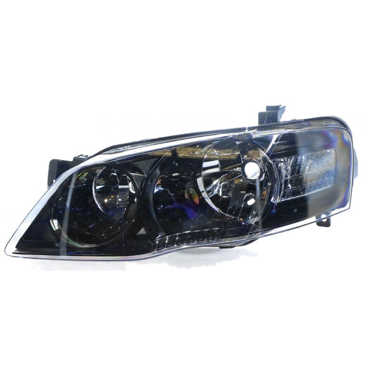 APG All Crash Black Halogen Head Lamp Passenger Side Certified Suits Ford Falcon XT BF II/BF III 2006 to 2009 FAB-21033LHQ