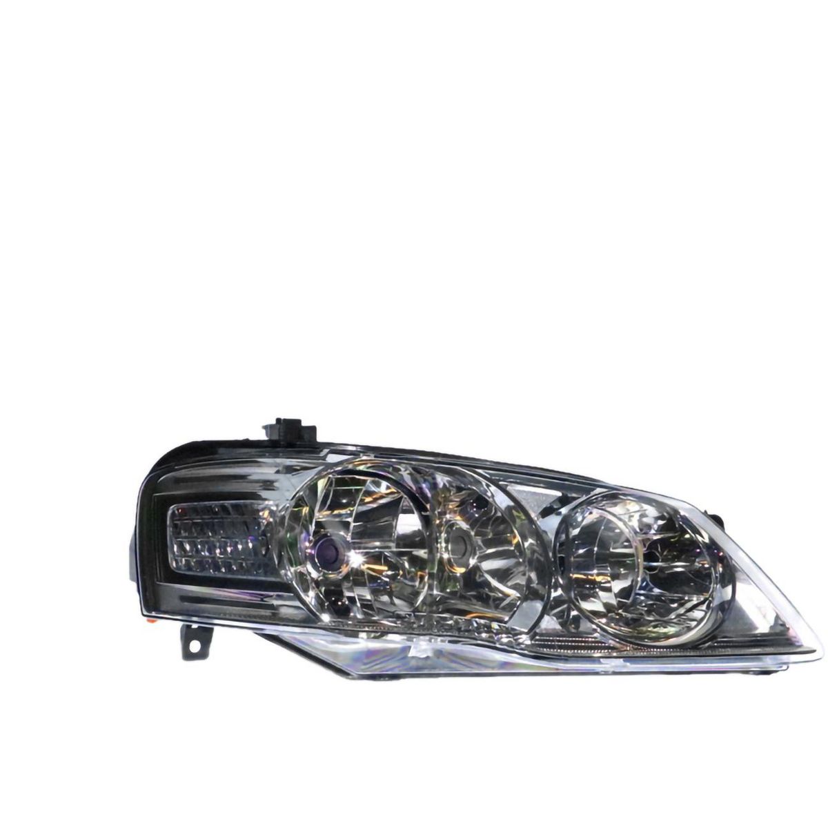 APG All Crash Chrome Halogen Head Lamp Drivers Side Certified Suits Ford Falcon Futura/Fairmont BF II 2006 to 2008 FAB-21034RHQ