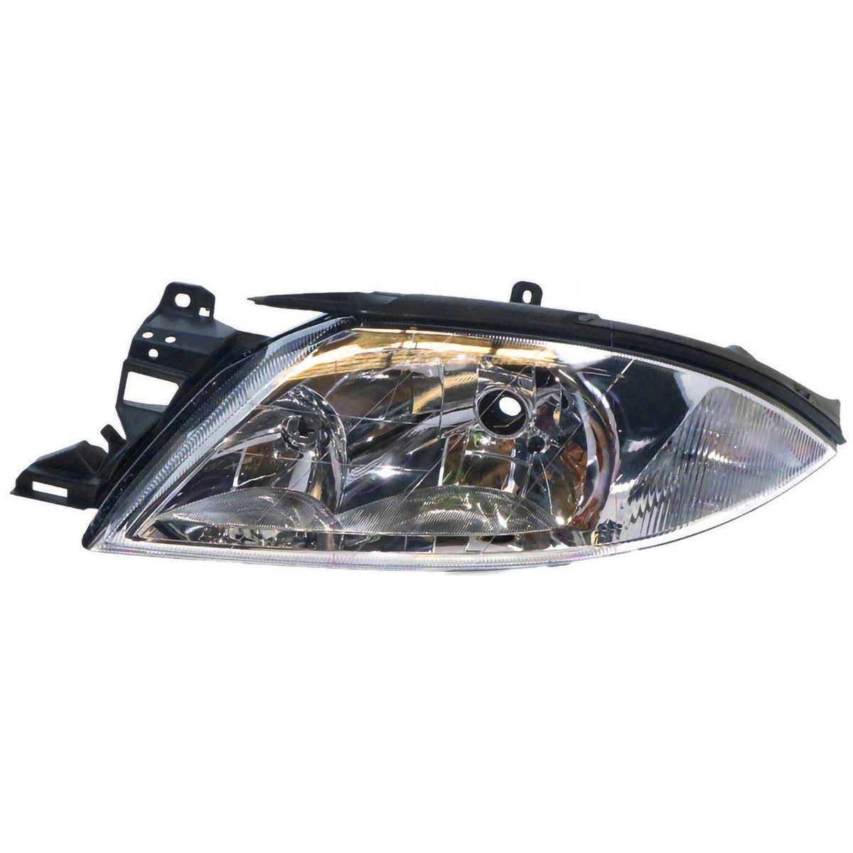 APG All Crash Chrome Halogen Head Lamp Passenger Side Certified Suits Ford Falcon Fairmont/Ghia AU2/AU3 2000 to 2002 FAU-21031LHQ