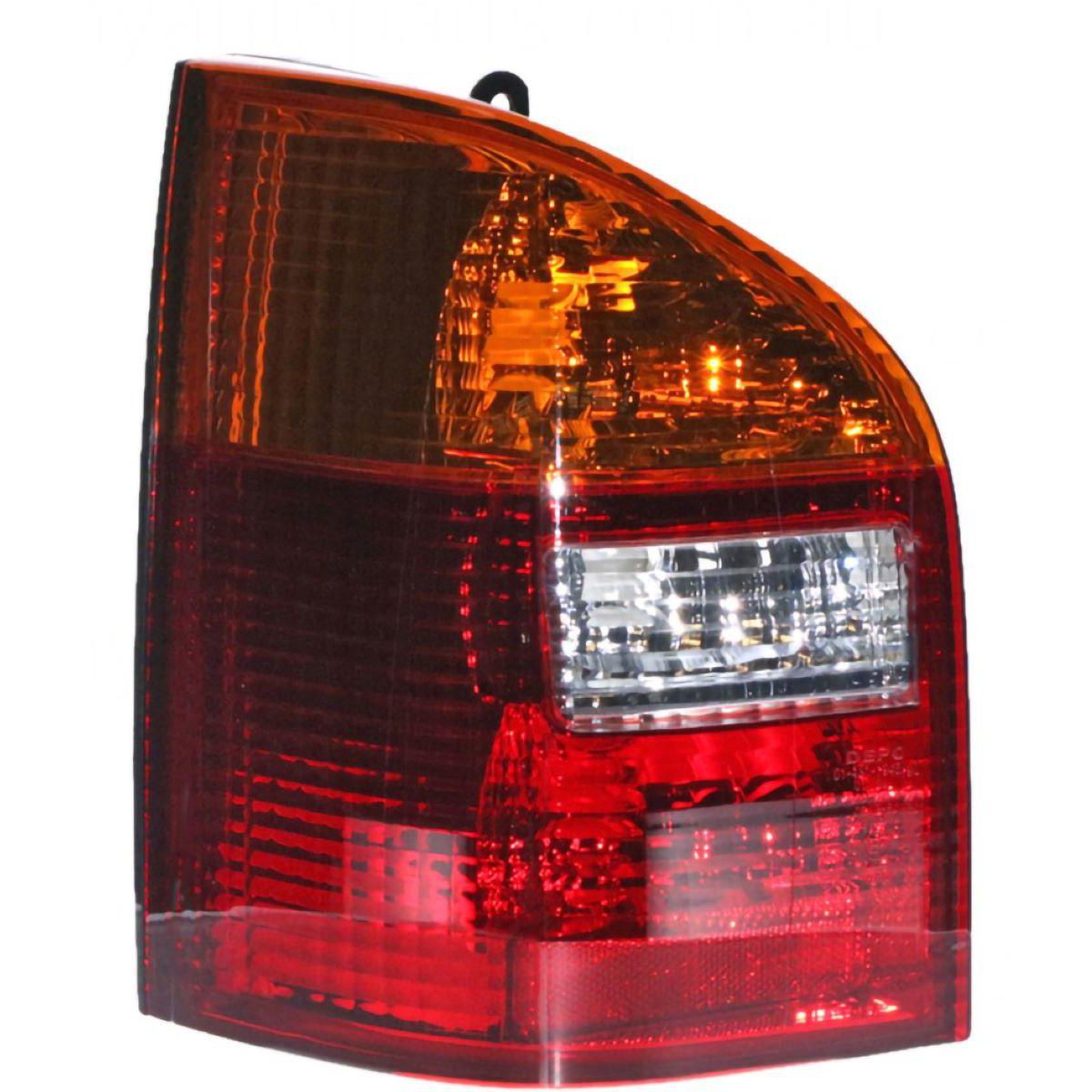 APG All Crash Black Red/Amber/Clear Tail Lamp Passenger Side Certified Suits Ford Falcon AU1 Wagon 1998 to 2000 FAU-21042LHQ
