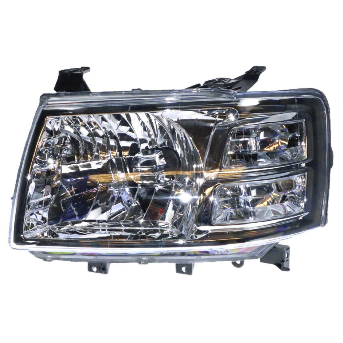 APG All Crash Halogen Manual Adjust Head Lamp Passenger Side Certified Suits Ford Ranger PJ 2006 to 2009 FCF-21030LHQ