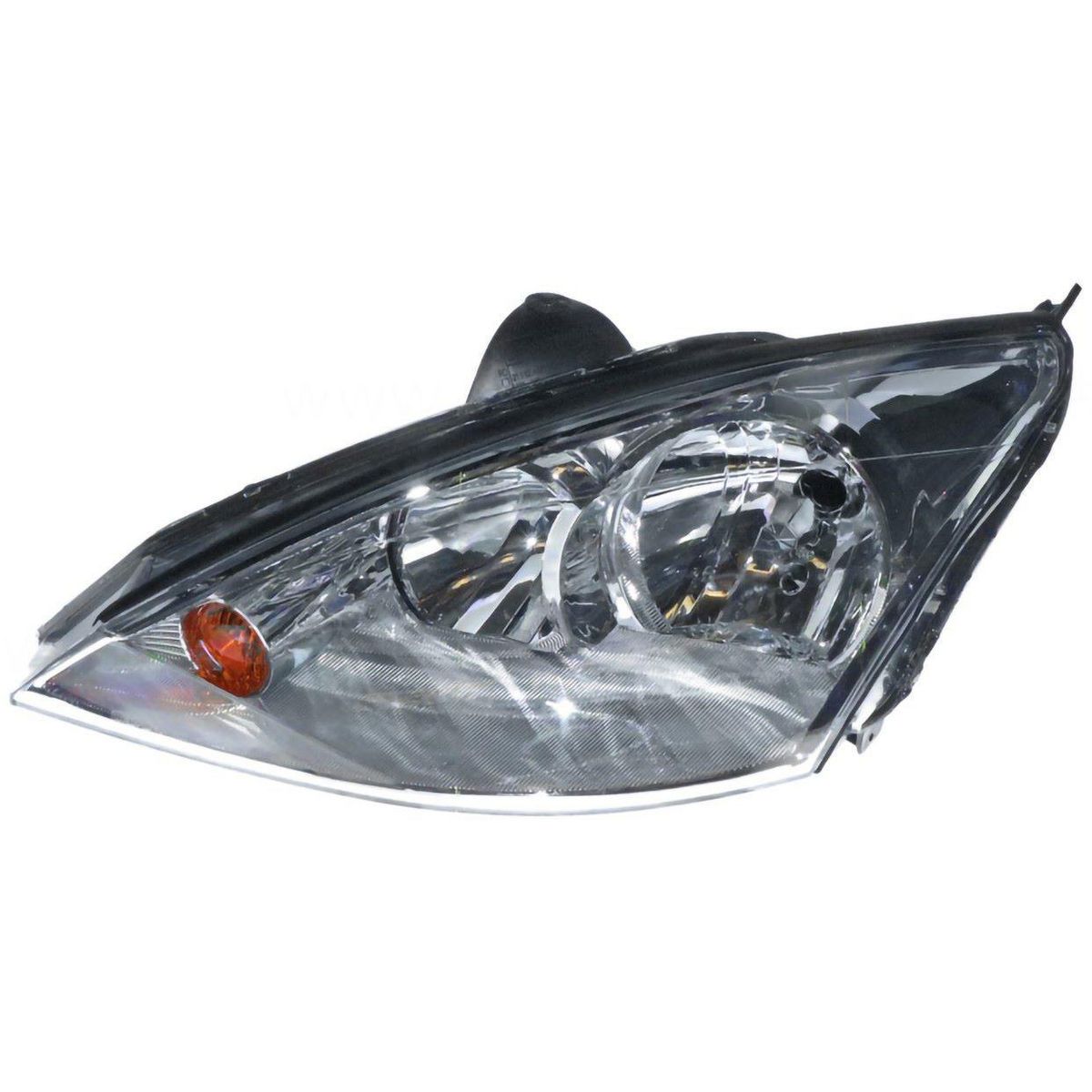 APG All Crash Halogen Manual Adjust Head Lamp Passenger Side Certified Suits Ford Focus LR 2002 to 2004 FOA-21031LHQ