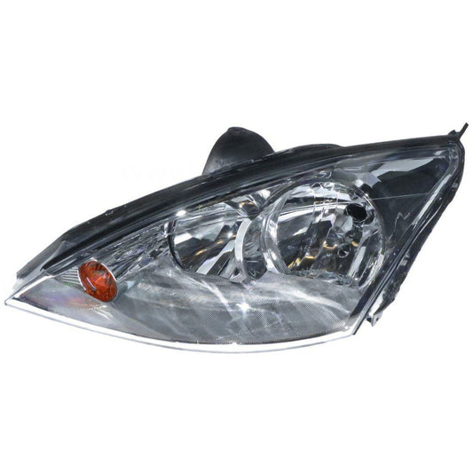 APG All Crash Halogen Manual Adjust Head Lamp Passenger Side Certified Suits Ford Focus LR 2002 to 2004 FOA-21031LHQ
