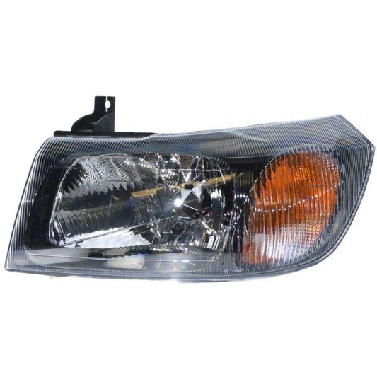 APG All Crash Halogen Manual Adjust Head Lamp Passenger Side Certified Suits Ford Transit VH/VJ 2000 to 2006 FVH-21030LHQ