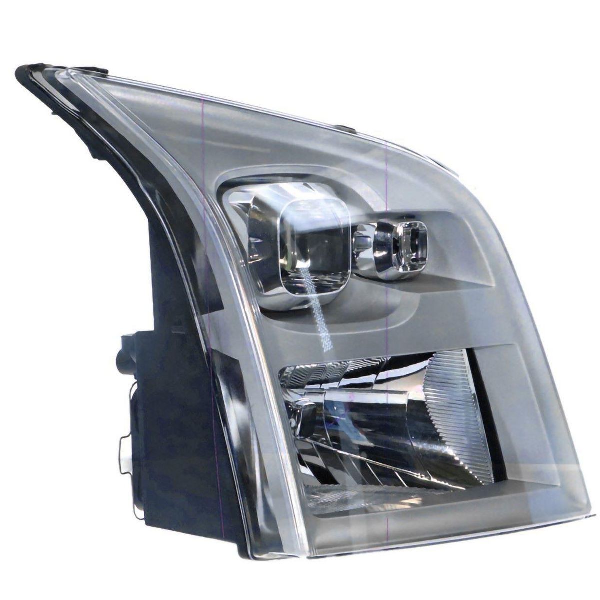 APG All Crash Halogen Manual Adjust Head Lamp Drivers Side Certified Suits Ford Transit VM 2006 to 2013 FVM-21030RHQ