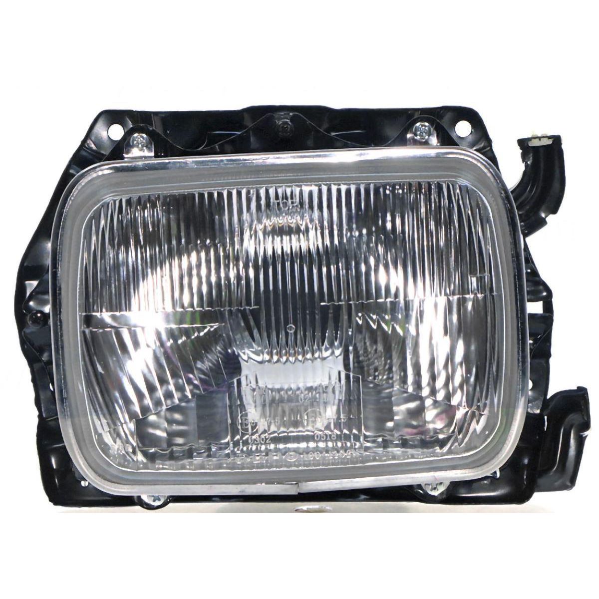 APG All Crash Halogen Manual Adjust Head Lamp Passenger Side Aftermarket Suits Holden Rodeo TF 1988 to 2003 GIB-21030LH