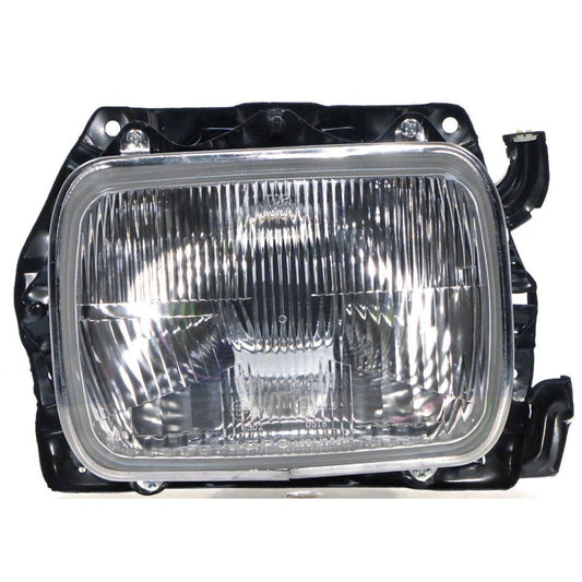 APG All Crash Halogen Manual Adjust Head Lamp Passenger Side Aftermarket Suits Holden Rodeo TF 1988 to 2003 GIB-21030LH