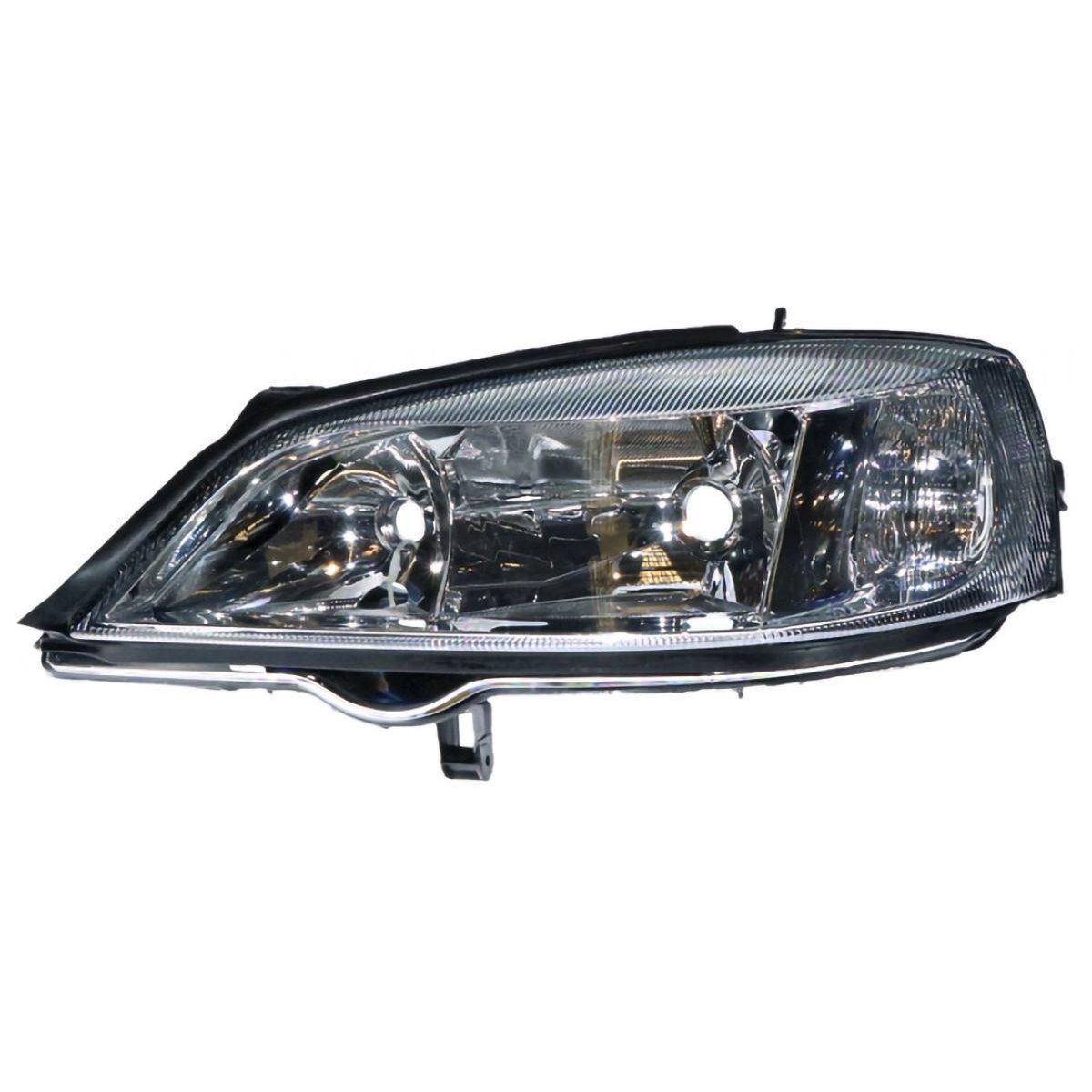 APG All Crash Halogen Manual Adjust Head Lamp Passenger Side Certified Suits Holden Astra TS 1998 to 2006 GLG-21030LHQ
