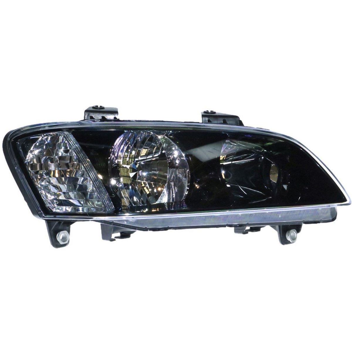APG All Crash Black Head Lamp Drivers Side Certified suits Holden Commodore VE 8/2006 to 9/2010 GVE-21030RHQ