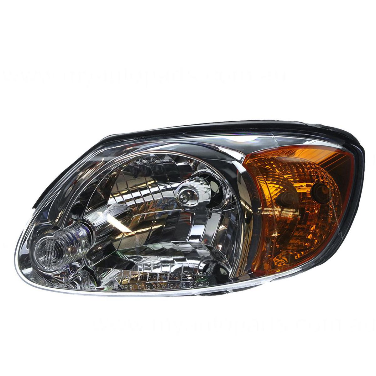 APG All Crash Head Lamp Passenger Side Certified Suits Hyundai Accent GL LC 5/2003 to 7/2003 HAB-21030LHQ