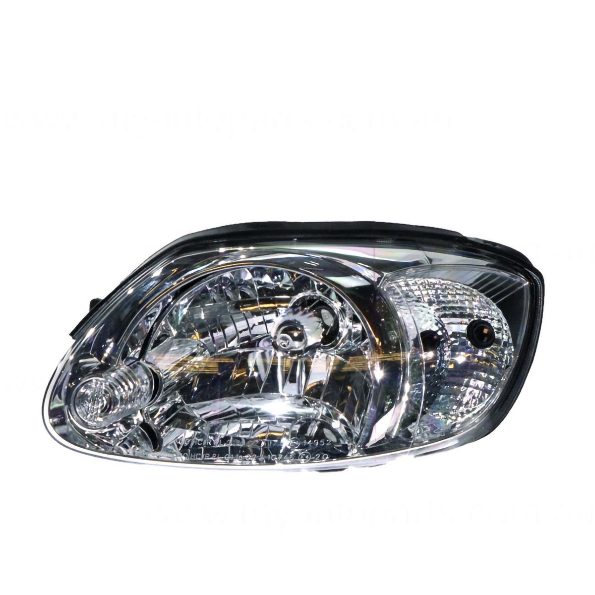 APG All Crash Head Lamp Passenger Side Certified Suits Hyundai Accent GL LC 8/2003 to 2006 HAB-21031LHQ