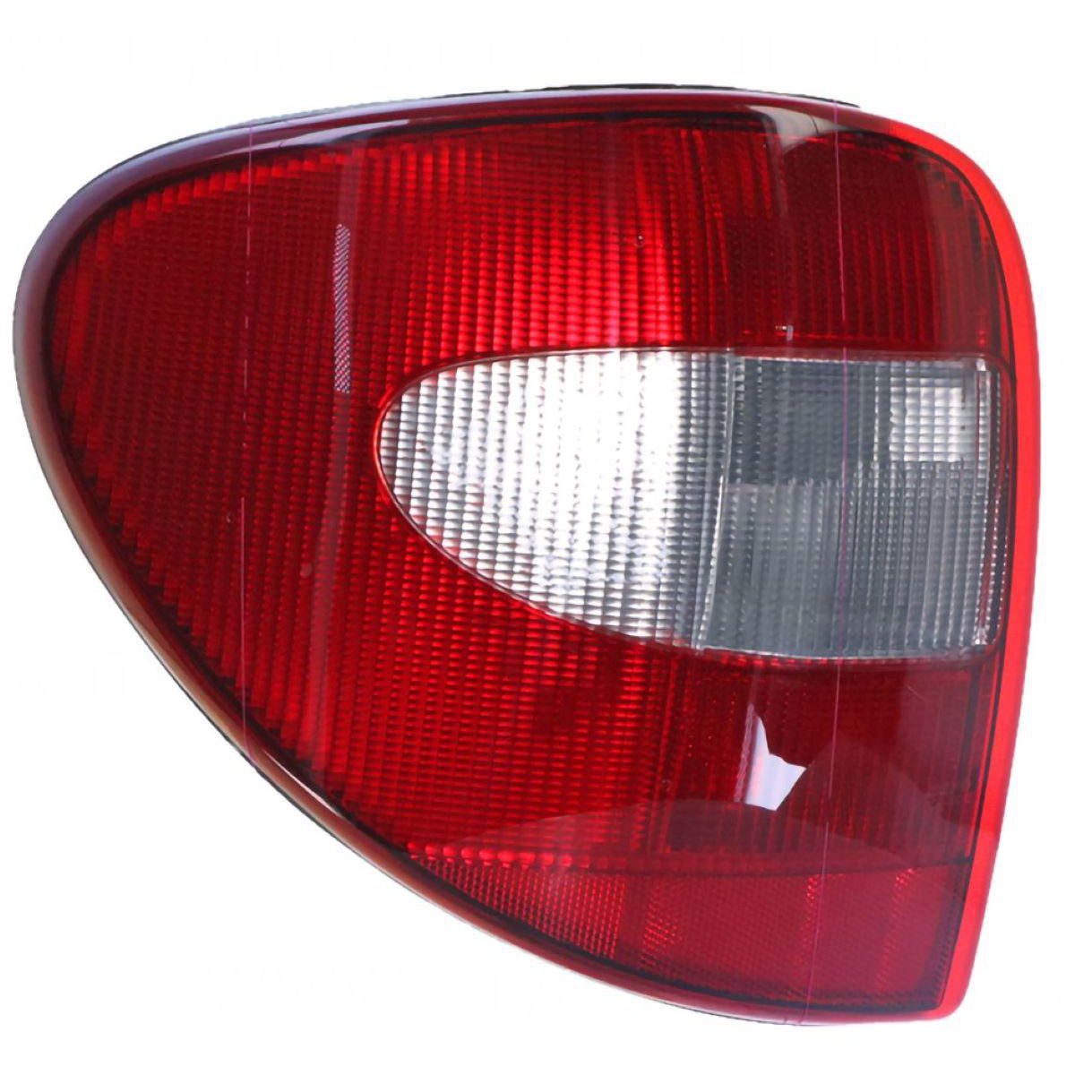 APG All Crash Black Red/Clear Tail Lamp Passenger Side Aftermarket Suits Chrysler Voyager RG 2004 to 2010 IVC-21040LH