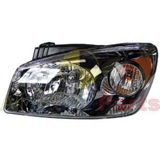 APG All Crash Head Lamp Passenger Side Certified Suits Kia Cerato LD Hatch 2/2004 to 11/2006 KCR-21031LHQ