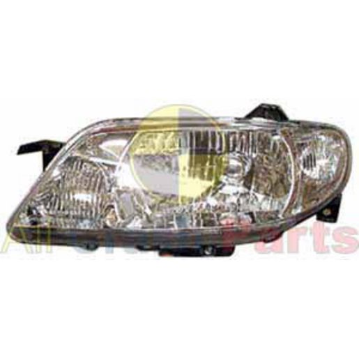 APG All Crash Head Lamp Passenger Side Certified Suits Mazda 323 Protege/Astina BJ 2001 to 2004 MBL-21030LHQ
