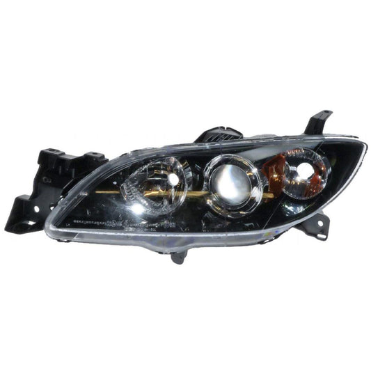 APG All Crash Head Lamp Passenger Side Certified Suits Mazda 3 BK Sedan 2004 to 2009 MBN-21033LHQ