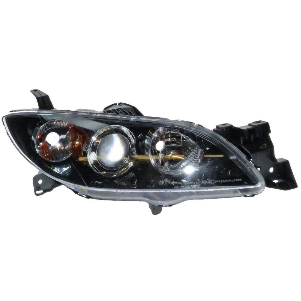 APG All Crash Head Lamp Drivers Side Certified Suits Mazda 3 BK Sedan 2004 to 2009 MBN-21033RHQ