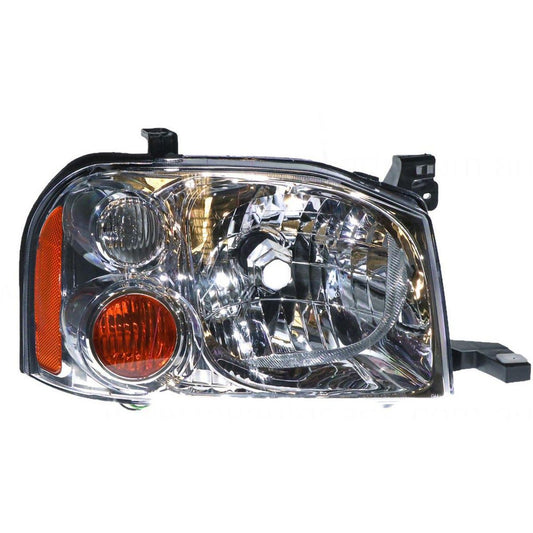 APG All Crash Halogen Head Lamp Drivers Side Certified Suits Nissan Navara D22 2001 to 2015 NNE-21030RHQ