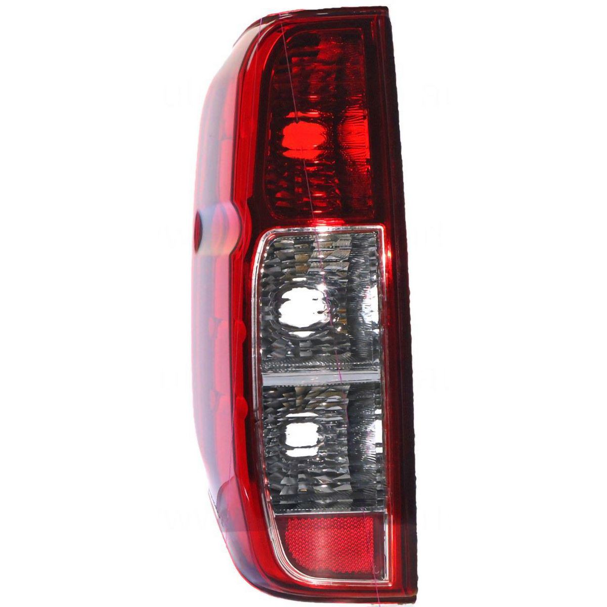 APG All Crash Red/Clear Tail Lamp Passenger Side Certified Suits Nissan Navara D40 2005 to 2015 NNG-21040LHQ