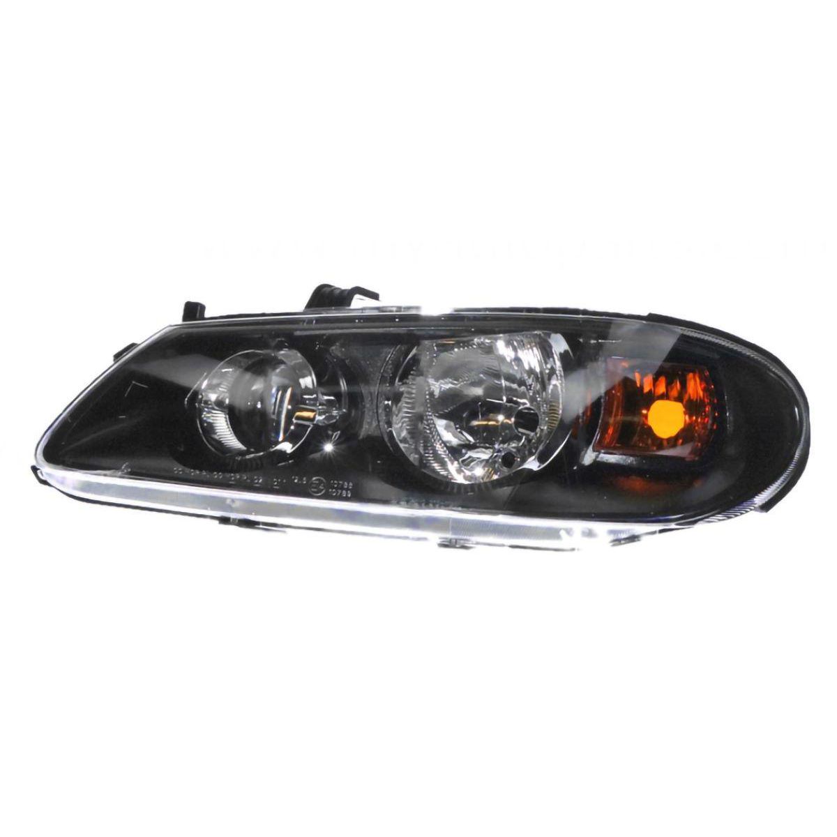 APG All Crash Black Head Lamp Passenger Side Certified Suits Nissan Pulsar N16 9/2002 to 1/2006 NPH-21032LHQ
