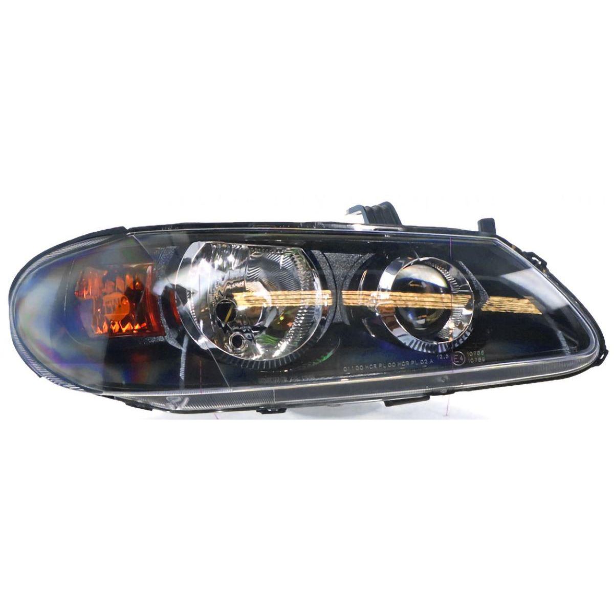 APG All Crash Black Head Lamp Drivers Side Certified Suits Nissan Pulsar N16 9/2002 to 1/2006 NPH-21032RHQ