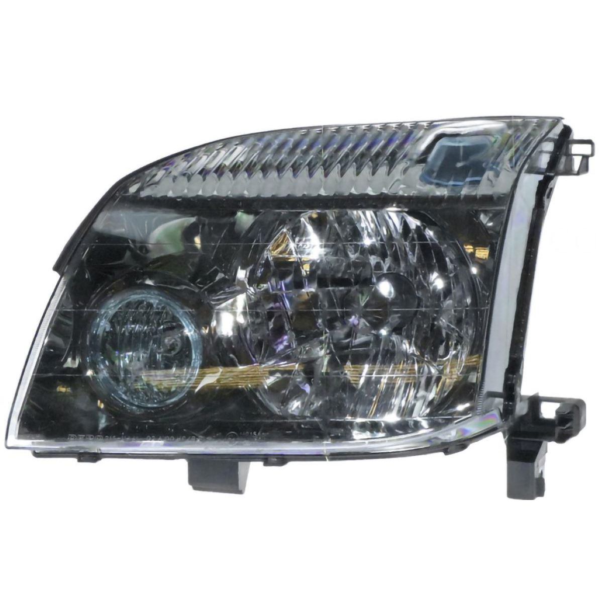 APG All Crash Halogen Electric Adjust Head Lamp Passenger Side Certified Suits Nissan X-Trail T30 2001 to 2007 NXT-21030LHQ