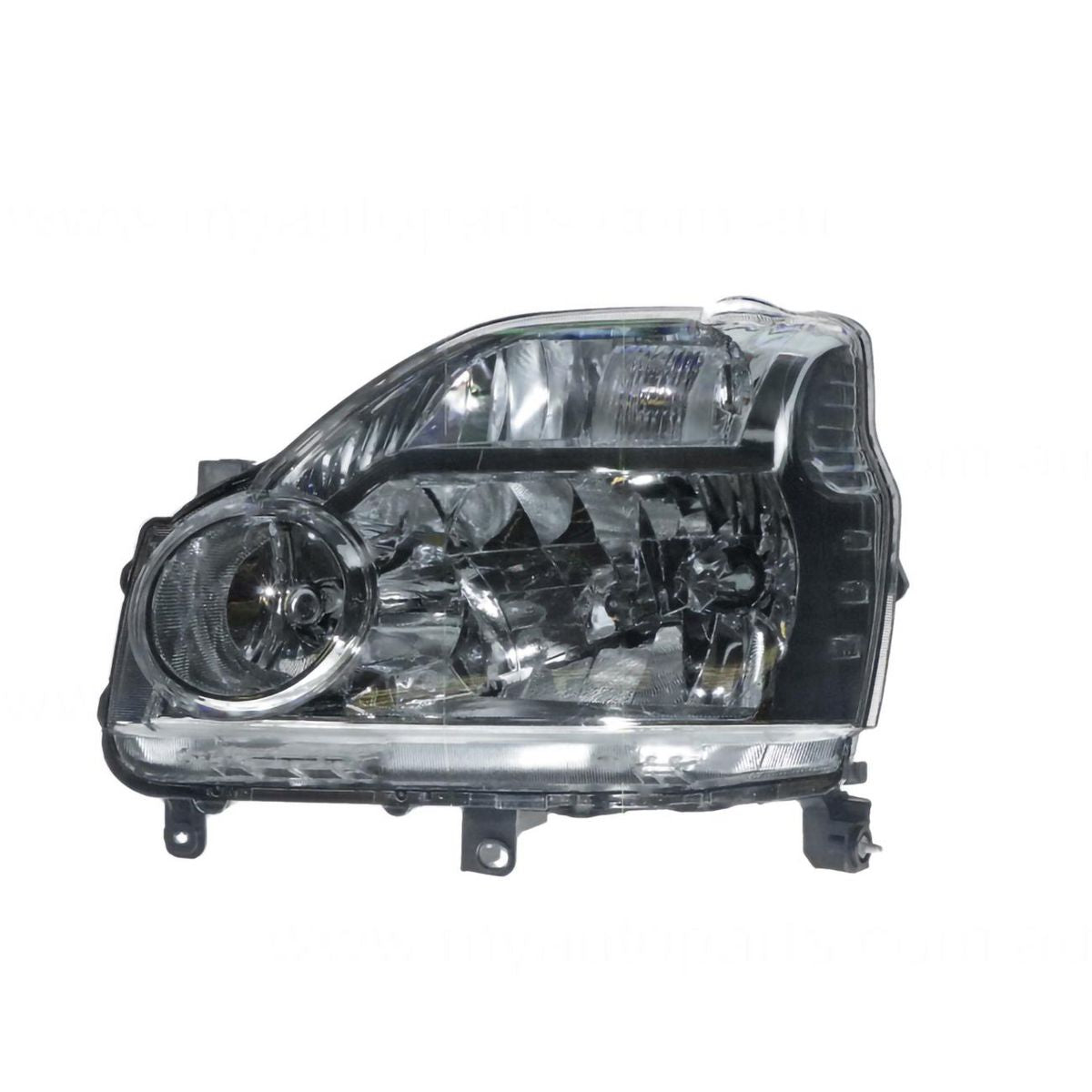 APG All Crash Halogen Manual Adjust Head Lamp Passenger Side Certified Suits Nissan X-Trail T31 2007 to 2014 NXU-21030LHQ
