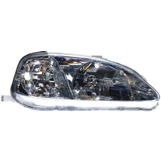 APG All Crash Halogen Head Lamp Drivers Side Certified Suits Honda Civic EK 1999 to 2000 OCL-21031RHQ