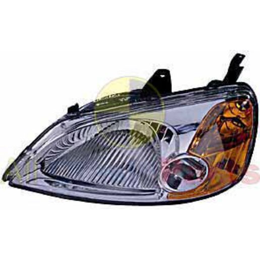 APG All Crash Head Lamp Passenger Side Certified Suits Honda Civic ES 2000 to 2002 OCM-21030LHQ